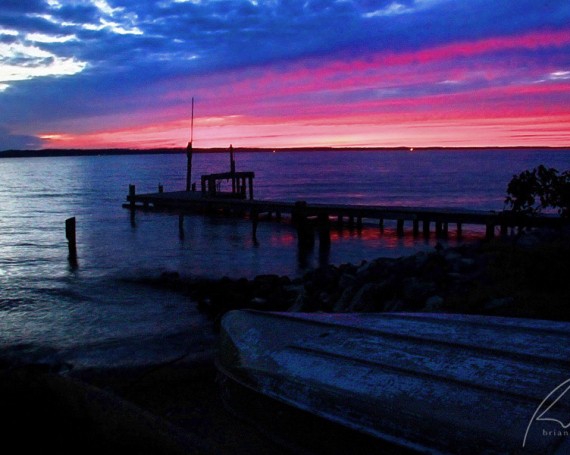 Rappahannock Sunset (Blue-Pink)
